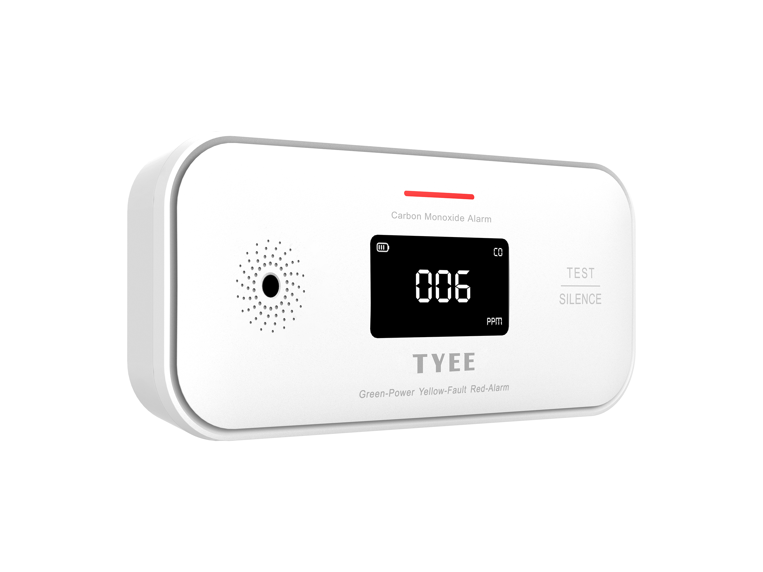 10年电池独立式 一氧化碳探测报警器